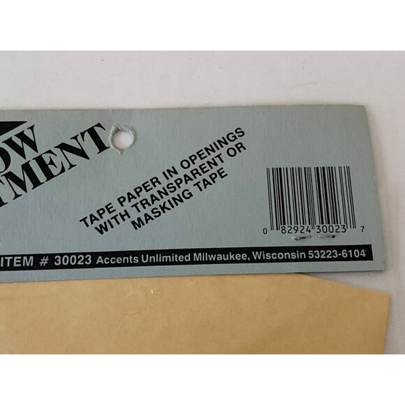 VTG Wee Crafts Window Treatment Parchment Light Up House Figures 4 pkgs - Picture 4 of 5